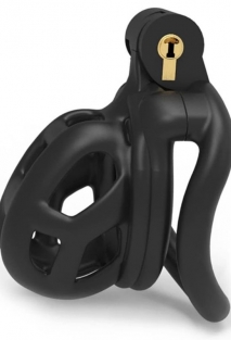 Siyah Ayarlanabilir Metal Penis Kafesi S Beden